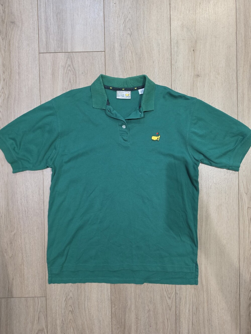 Augusta National Golf Shop Masters Green Polo Shirt XL 100% Cotton
